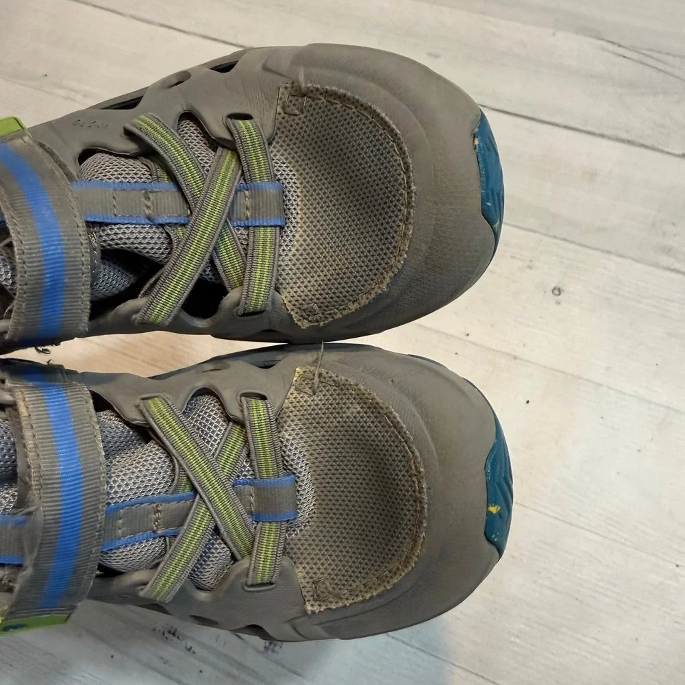 Merrell kids hydro 2.0 waterproof shoe grey blue youth size 2